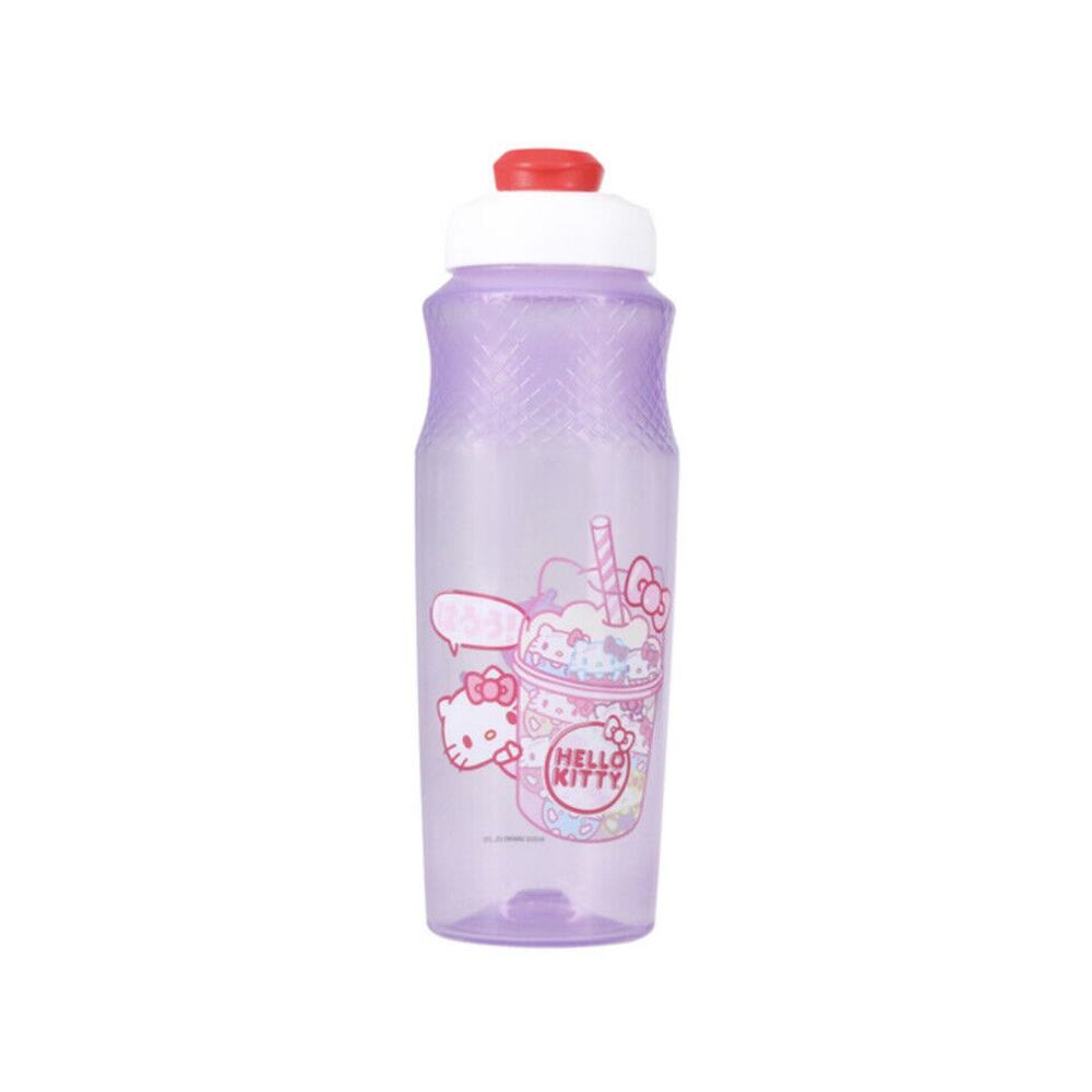 🔥Zak! Sanrio HELLO KITTY 30oz REUSABLE WATER BOTTLE (Boba Purple) BPA Free 🔥